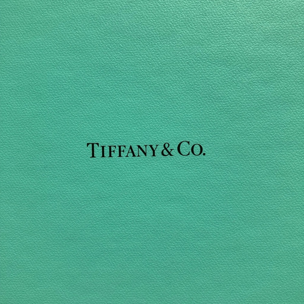 Tiffany & Co. box with original bubble wrap inside.